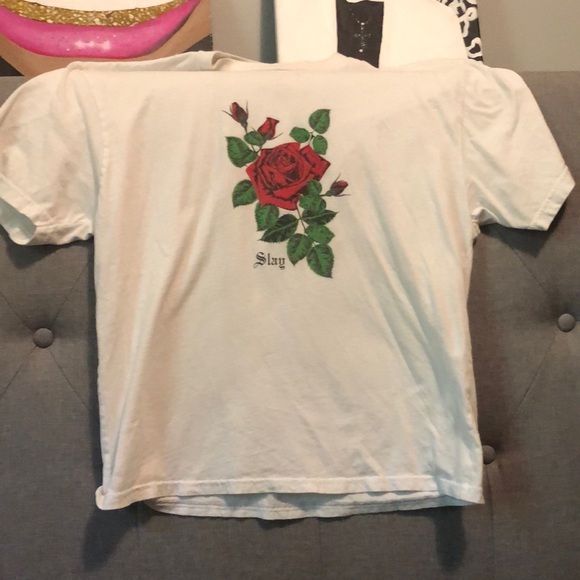 White graphic tee - Picture 1 of 1